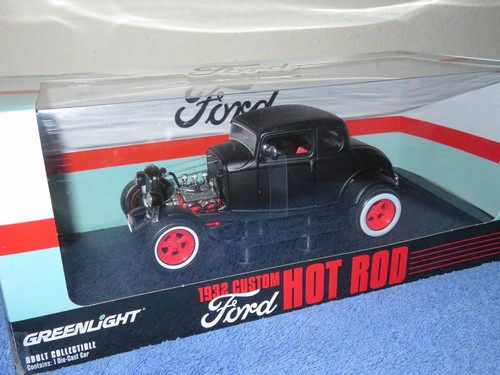 1932 CUSTOM FORD COUPE HOT ROD 1:18 GREENLIGHT LIMITED EDITION RARE! - Picture 2 of 6