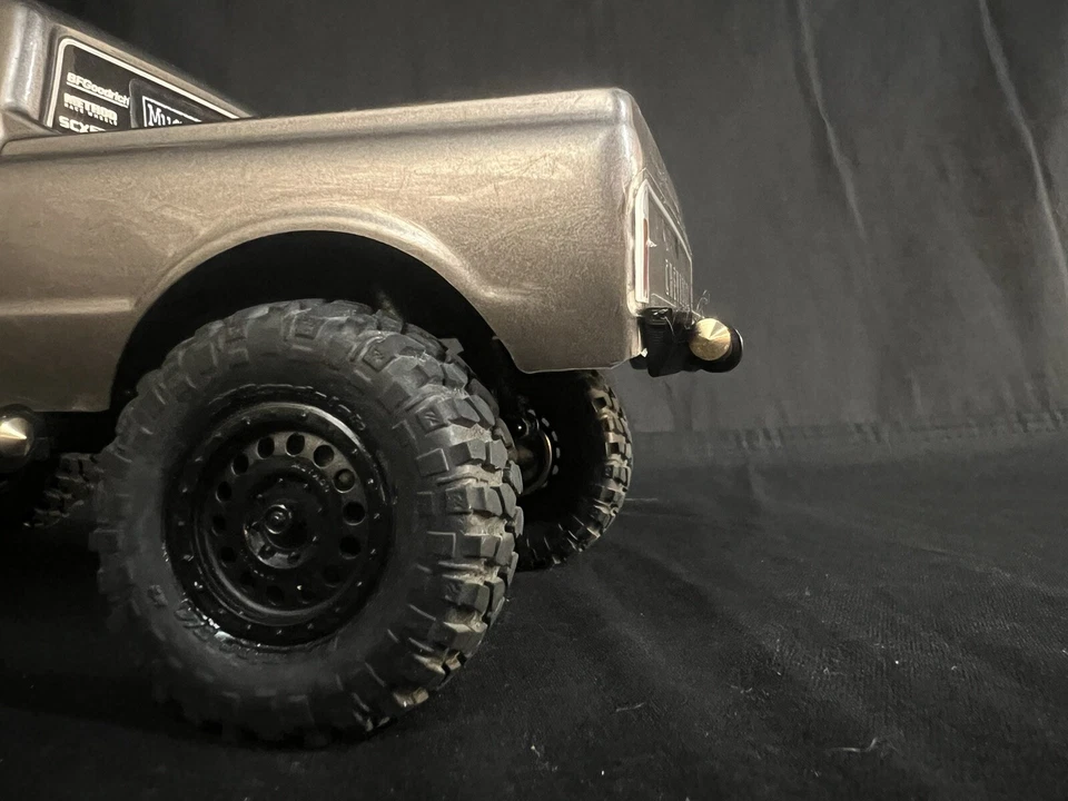 Axial SCX24 C10 Brass Weighted Rear Bumper - Image 3 of 4
