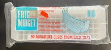 Frigid Midget Plastic Ice 2 Cube Tray Makes 90 Mini Cubes NOS Unopened Vintage