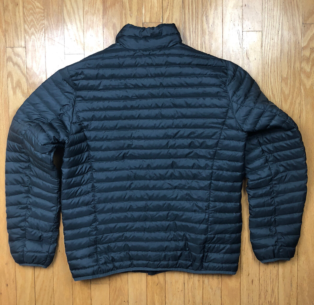 Eddie Bauer Men's M Microlight 650 Down Fill Packable Jacket Grey Size