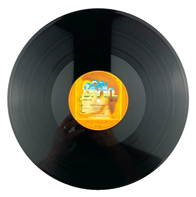 Electric Sun Earthquake Uli Roth (Scorpions) GERMAN Press vinyl record LP NM M- Foto 3 de 4