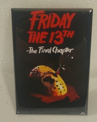 Friday the 13th 4 The Final Chapter 2'' X 3'' Fridge / Locker Magnet. Horror