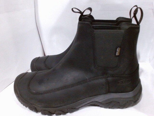 Usat Nuovo_KEEN Uomo Ancoraggio 3 Impermeabile Pull On Isolante_Nero Corvo_TG.11 5