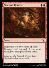 1 x Wrenn's Resolve - March of the Machine - NM-Mint - MTG