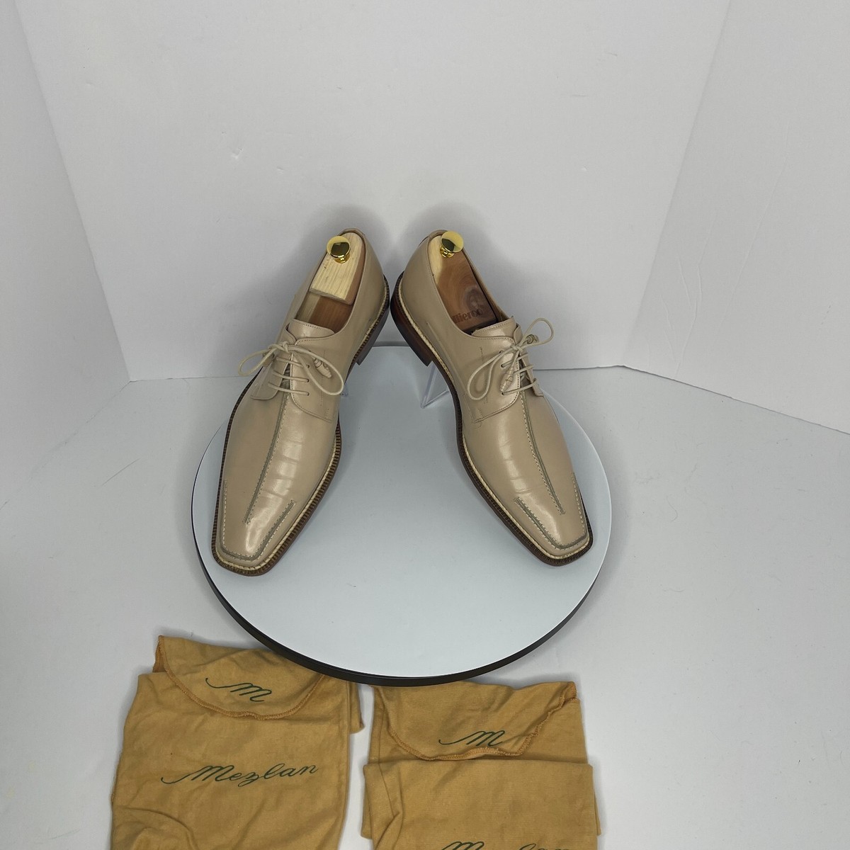 Size 11 Men’s Mezlan Mezlan Mezlan Spain Mens size 11 Dress Shoes Black Leather  main image 3