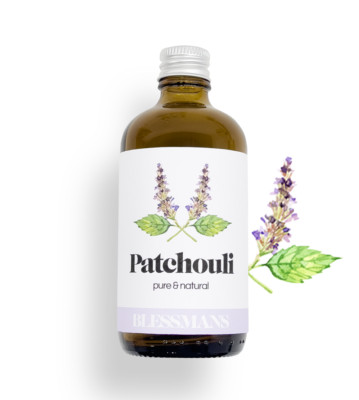 Reines Patchouli ätherisches Öl für Haar & Haut | Aromatherapie 10ml - 1 Liter