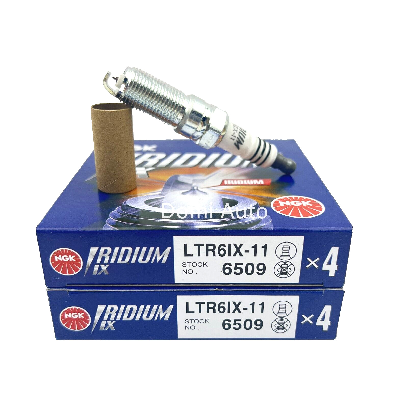 8PCS OEM NGK #6509 LTR6IX-11 Iridium IX Spark Plugs For Ford Cadillac Chevrolet