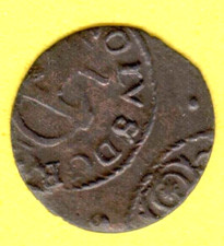 Riga Schilling ca 1663 Carl XI  166?  Suceava Romania Moldova 308