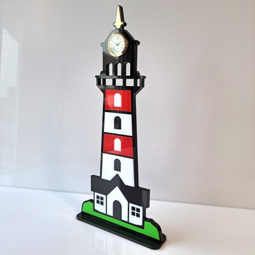 Nautical Lighthouse Clock. Seaside Lighthouse Clock. Nautical Decor. - Picture 8 of 22