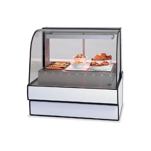 Federal Industries CG5948HD 59" Full Service Curved Glass Hot Deli Case