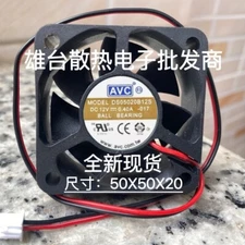 1 pcs AVC Fan DS05020B12S DC 12V 0.4A 5020 5CM Cooling fan 2 pin