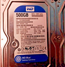 Western Digital 500GB SATA Hard Drive HDD 3.5 WD5000AAKK