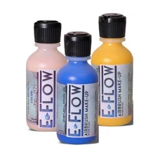 E-Flow Airbrush Makeup - Water Based - Closeouts - Only Red and Metallix Yellow