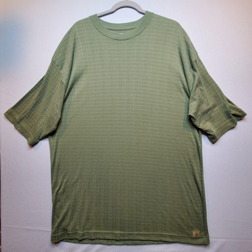 Joe Marlin Mens Short Sleeve T-Shirt XXL Green Pattern Logo Cotton Blend - 第 1/10 張圖片