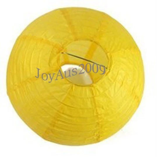 24x Linternas de Papel Amarillo Compromiso Boda Cumpleaños Fiesta Hogar Bar Decoraciones Foto 2 de 3