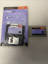 3COM Megahertz 10 Mbps LAN CARD 3CCE589ET W/ Software  Manual