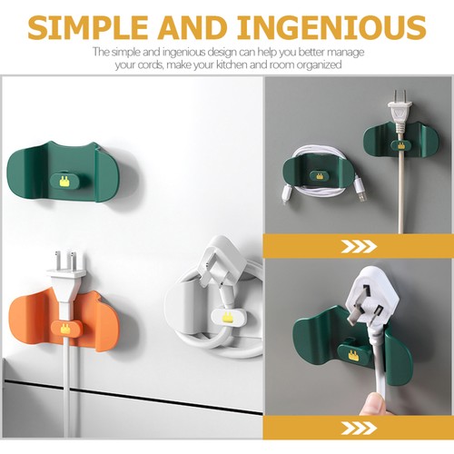 6 Pcs Wickler Selbstklebende Kabelorganisatoren Kabelhalterkleber - Afbeelding 4 van 12