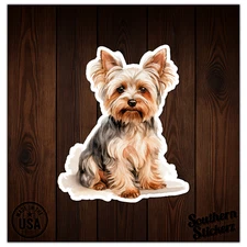 Yorkie Yorkshire Terrier - Vinyl Decal Sticker - Car Window Laptop - ebn11376