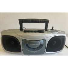 Acoustix LW-8080 Boombox AM/FM Stereo Radio Cassette Player New Belts Works