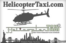 HelicopterTaxi.com Premium .COM Domain Name  ( Helicopter Taxi - dot - com )