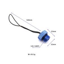 Tank Valve Cover Dustproof Portable Threaded Cover For Scuba Diving DIN Tank