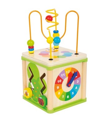 Small Foot Insects Motor Skills Training Cube Wooden Activity Toy 12m+
