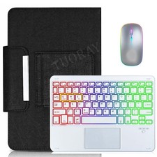 Backlit Touchpad Keyboard Case Mouse For Amazon Fire HD 10/HD 10 Plus 2023 2021