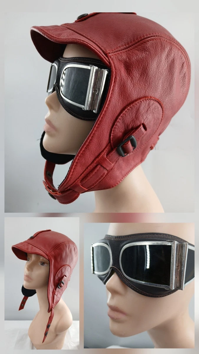 With Goggles Old Fashioned Pilot Hat And Goggles Jacobson  display picture 2