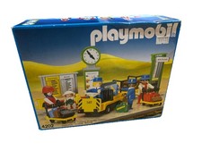 VTG Playmobil System 4202 -Passenger Train Station Airport Set NOS Rare - 1987