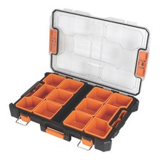 Magnusson Clikstor Large Organiser 20½" x 14" Nail Screws Bolt Nut -Clear Lid