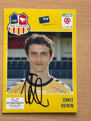 Ümit Derin SKNV St. Pölten Autogrammkarte original signiert #44759