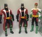 DC  Holiday Edition 12" BATMAN/ROBIN  FIGURES Limited Edition Christmas Lot