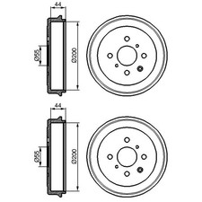 Tambour de frein Suzuki SPLASH