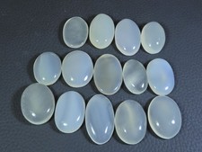 266Cts. Natural Onyx Agate Ring Size Oval Cabochon Loose Gemstone 14Pcs Lot