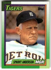 1990 Topps Sparky Anderson Base Set #609