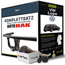 Anhängerkupplung starr für VW Lupo +E-Satz AHK