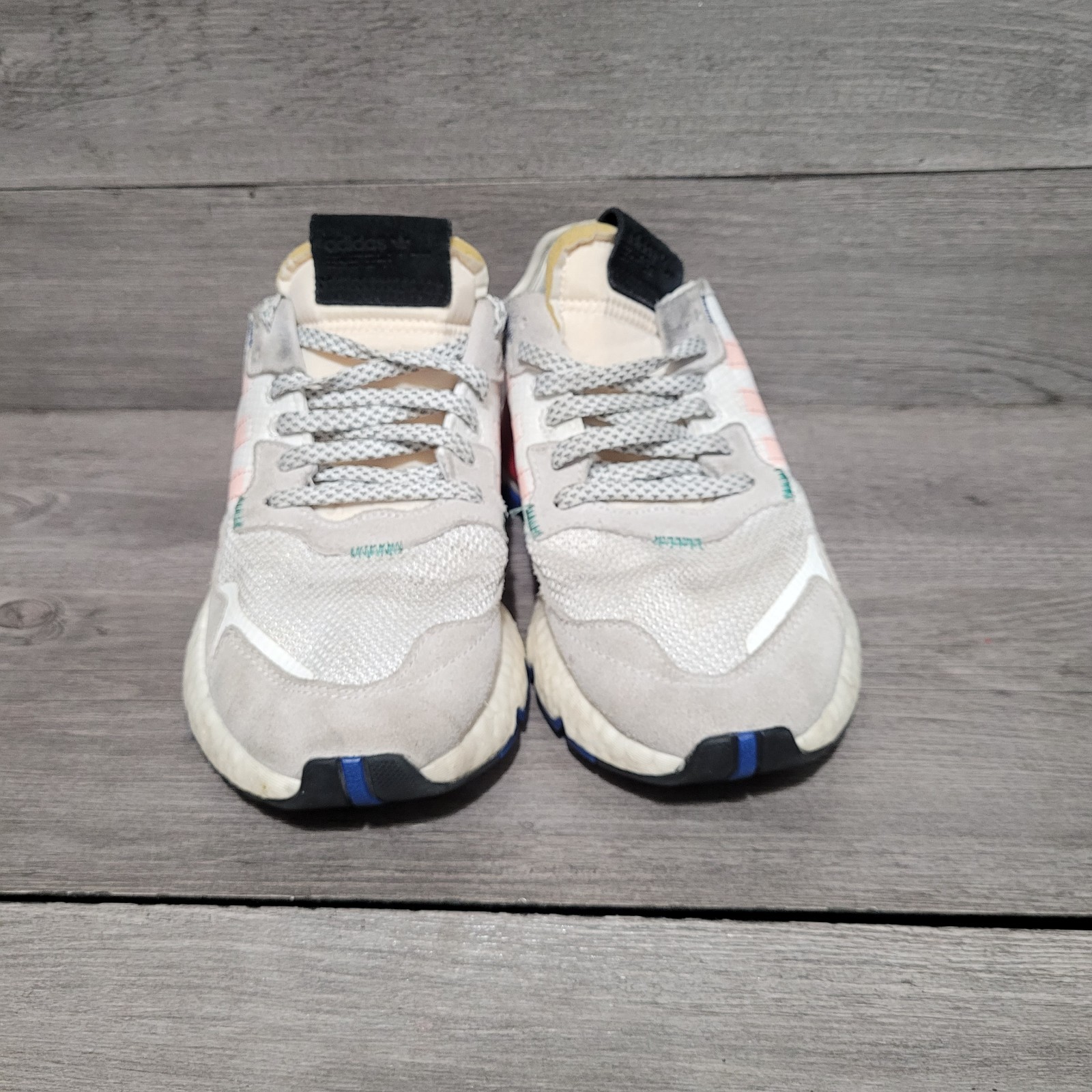 Adidas EG9232 Nite Jogger Women's 7.5 Shoes Multicolor White thumbnail 2