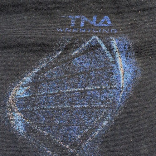 Vintage TNA Impact MATT MORGAN DNA of TNA Wrestling T-Shirt Blueprint Thrashed - Picture 11 of 14