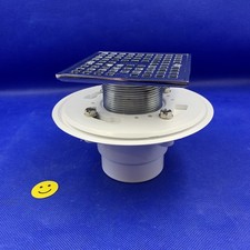   Oatey Square Shower Drain with Chrome Finish Grate 4  