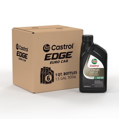 Castrol EDGE Euro 10W-60 Advanced Full Synthetic Motor Oil, 1 Quart, 1 Quart 