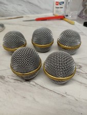 5 x Mesh Microphone Grille Microphone ,Chrome Plated