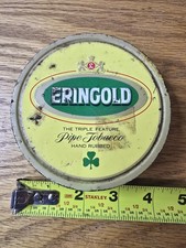 ERINGOLD Rare Pipe Tobacco Tin w/Red ?L? Logo "RARE" Lane ERINGOLD