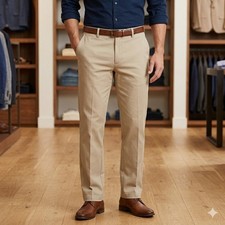 New Dockers Easy Khaki Pants Mens 36x30 Tan Classic Fit Stretch Performance NEW