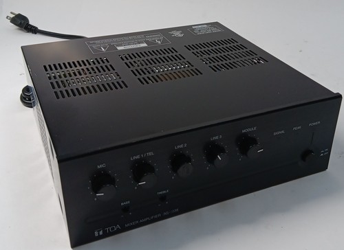 TOA Modello BG-2035 CU Amplificatore Mixer Audio 35 Watt 70 Volt Uscita Altoparlante BG2035