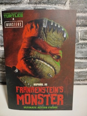 NECA TMNT X Universal Monsters Raphael as Frankenstein's Monster sealed OVP