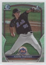 2023 Bowman Draft Chrome Lunar Glow Refractor Austin Troesser #BDC-176 0su8