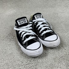 Converse Chuck Taylor All Star Shoes Mens Size 5 Black Low Top Sneakers M9166