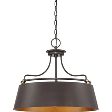 Fairview - 4 Light Pendant     -Traditional Installation Pendant Quoizel