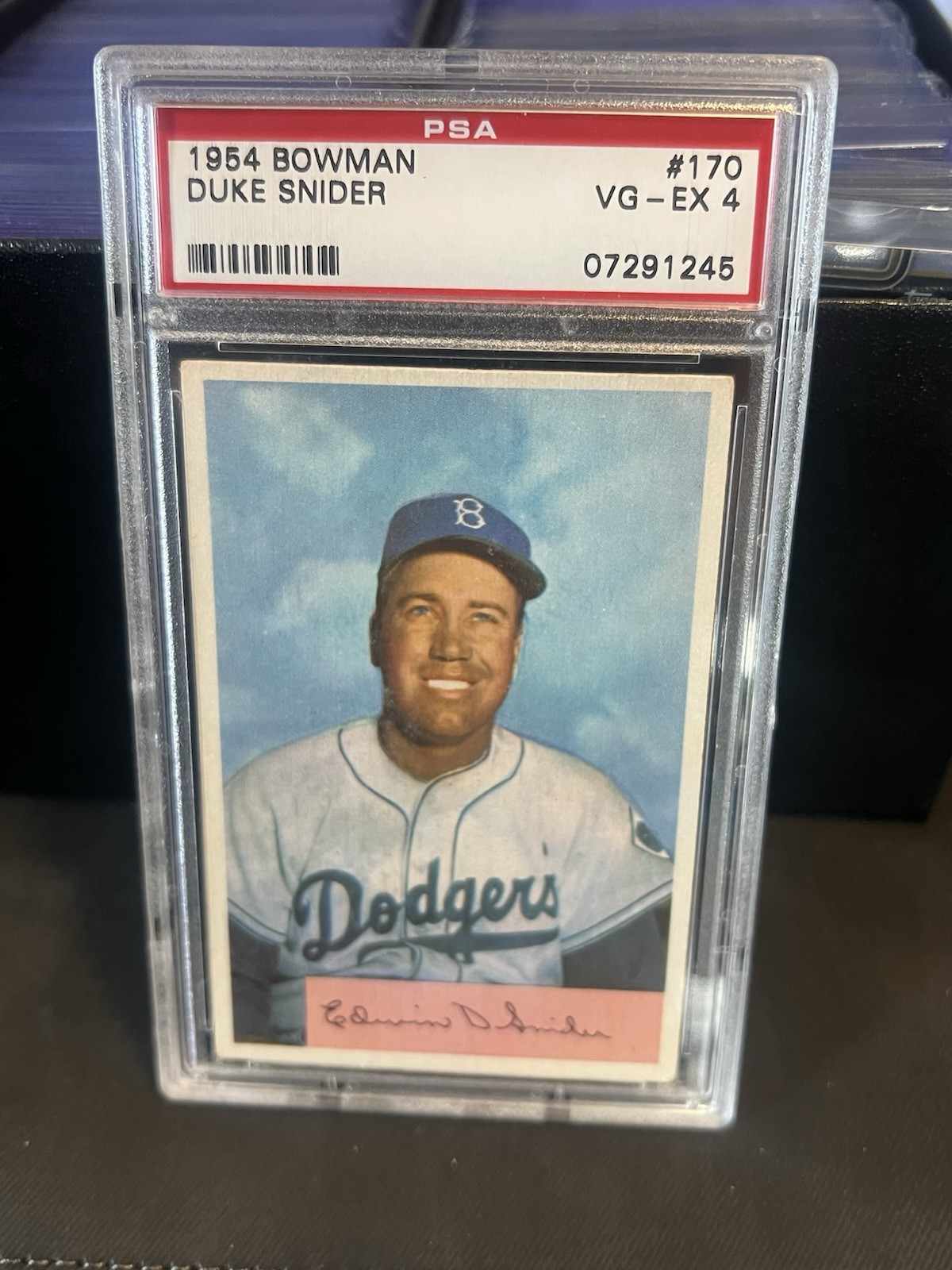1954 Bowman - Duke Snider #170 PSA 4