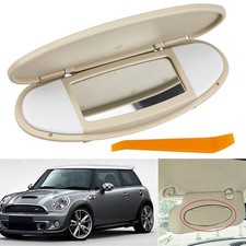 Beige Sonnenblende Mit Makeup Spiegel f�r BMW Mini R55 R56 R60 2007-14 Ersetzen
